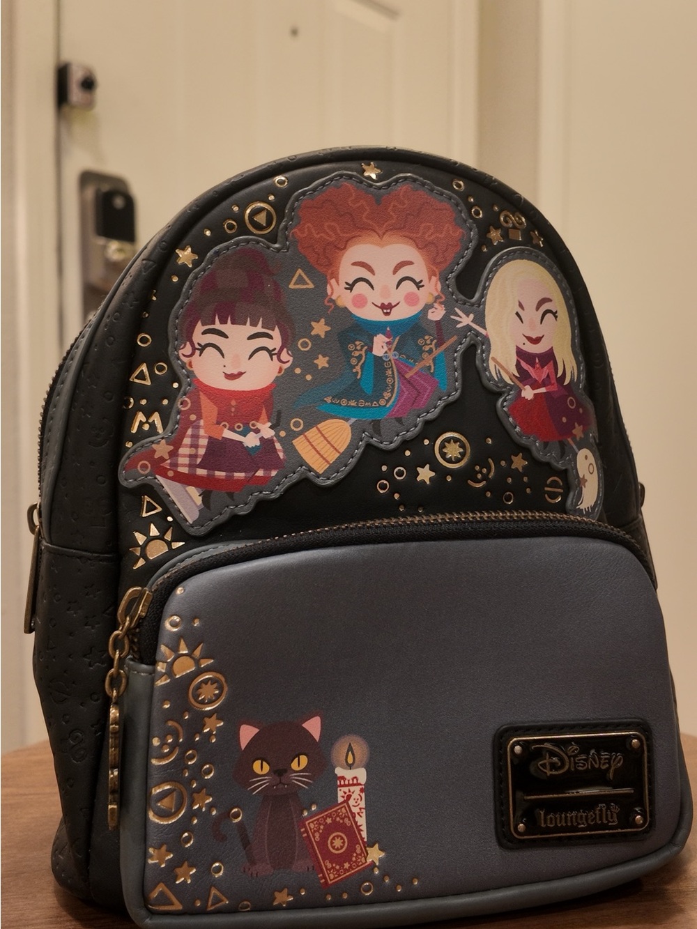 Loungefly Hocus Pocus Mini Backpack - Black & Blue